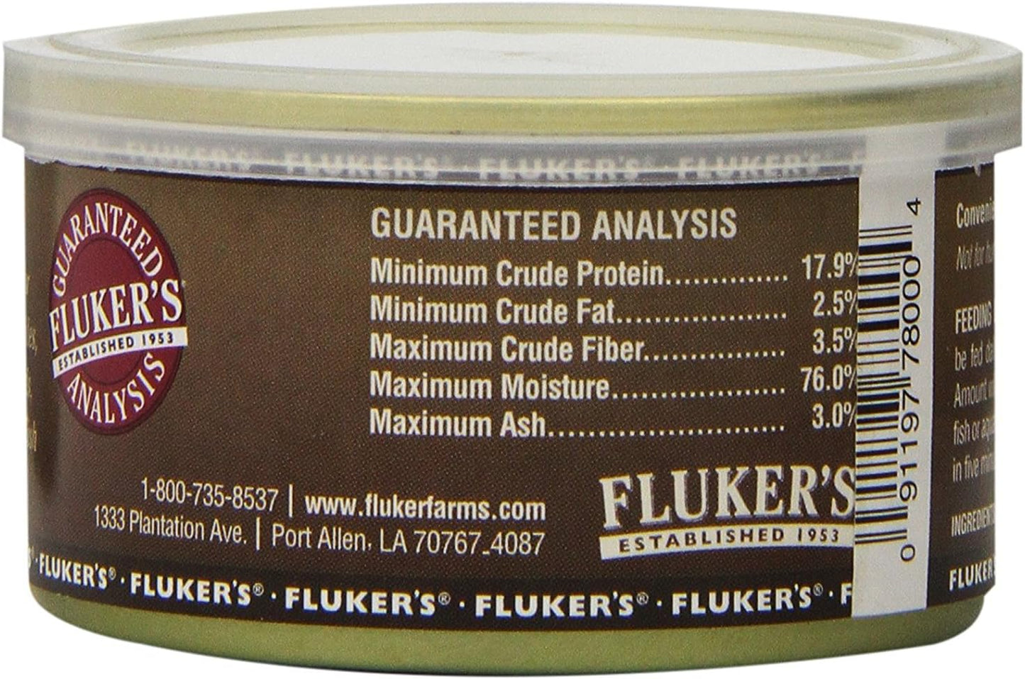 Gourmet Canned Food for Reptiles, Fish, Birds and Small Animals - Crickets